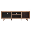 Pemberly Row MDF Particleboard TV and Record Stand for TVs up to 65
