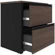 Pemberly Row 2 Drawer Lateral File Cabinet in Antigua and Black