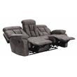 Pemberly Row Contemporary Mushroom Sofa and Loveseat 2-Piece Set
