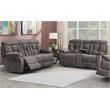 Pemberly Row Contemporary Mushroom Sofa and Loveseat 2-Piece Set