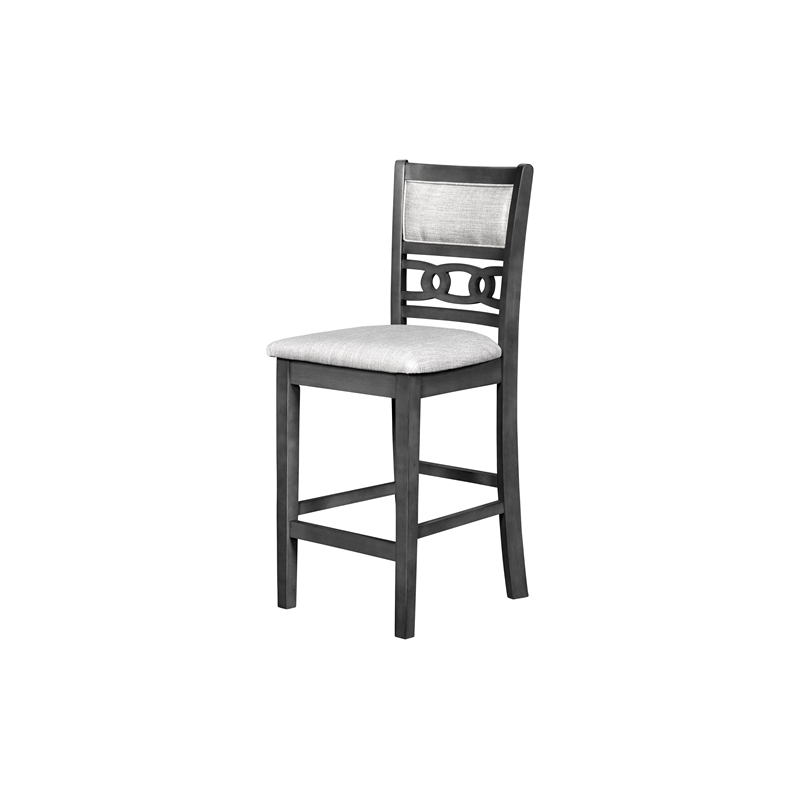 Pemberly Row Modern 5-Piece Transitional Wood Dining Set in Gray