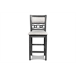 Pemberly Row Modern 5-Piece Transitional Wood Dining Set in Gray