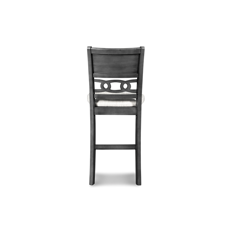 Pemberly Row Modern 5-Piece Transitional Wood Dining Set in Gray