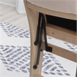 Pemberly Row Pad Back Wood Set of Two Folding Chairs in Graywash