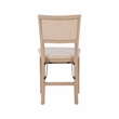 Pemberly Row Pad Back Wood Set of Two Folding Chairs in Graywash