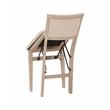 Pemberly Row Pad Back Wood Set of Two Folding Chairs in Graywash