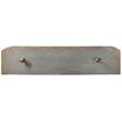 Pemberly Row Modern Bedroom Two-Drawer Nightstand - Speckled Gray