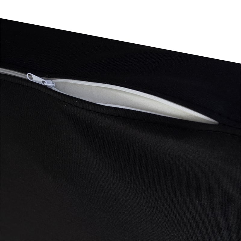 Pemberly Row 5 Piece Polyester Cushion/Pillow Set for Nook in Black