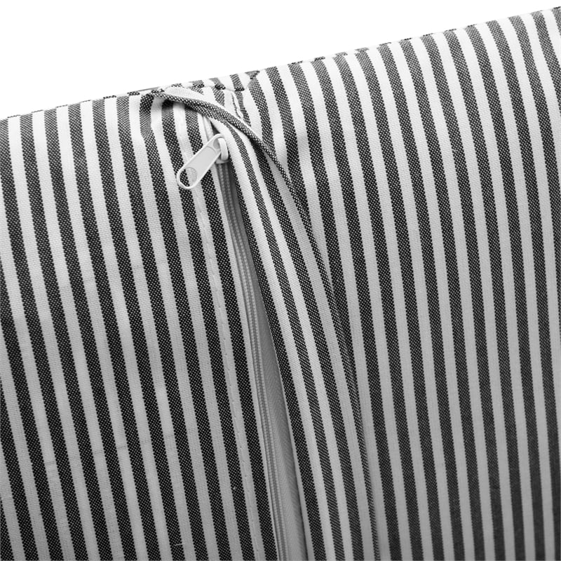 Pemberly Row 5 Piece Polyester Cushion/Pillow Set for Nook in Black