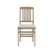 Pemberly Row Mission Back Wood Set of Two Folding Chairs in Graywash