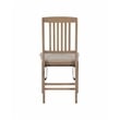 Pemberly Row Mission Back Wood Set of Two Folding Chairs in Graywash