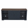 Pemberly Row 70 in. TV Stand Media Console for TV up to 75 in. - Navy Blue