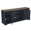 Pemberly Row 70 in. TV Stand Media Console for TV up to 75 in. - Navy Blue
