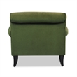 Pemberly Row Contemporary Solid Hardwood Chair in Olive Green