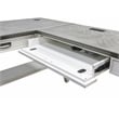 Pemberly Row Contemporary Wood L-Shaped Desk in Weathered White