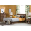 Pemberly Row 4 PC Set of Queen Platform with Dresser & 2 Nightstands - Walnut