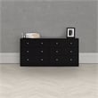 Pemberly Row 2 Piece Nightstand and Dresser Bedroom Set in Black