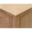 Pemberley Row Wood Light Brown Console Rectangular Fully Assembled