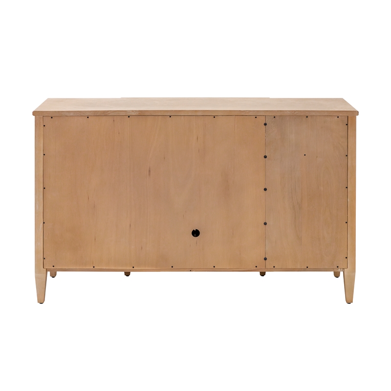 Pemberley Row Wood Light Brown Console Rectangular Fully Assembled