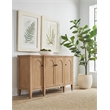 Pemberley Row Wood Light Brown Console Rectangular Fully Assembled