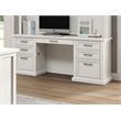 Pemberly Row Modern Wood Desk Office Writing Table in White Finish