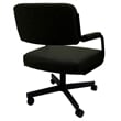 Pemberly Row Modern Set of 4 - Swivel Metal Caster Dining Chairs
