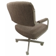 Pemberly Row Modern Set of 4 - Swivel Metal Caster Dining Chairs