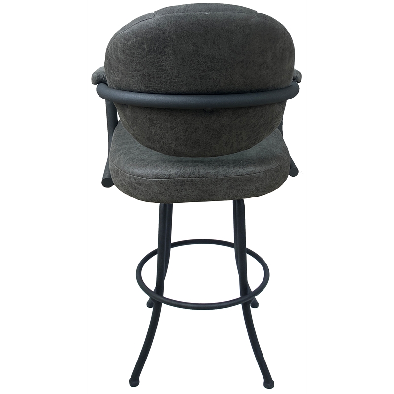 Pemberly Row Swivel Extra Tall Metal Bar Stool 34