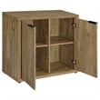 Pemberly Row 2-door Engineered Wood Accent Cabinet Mango Brown
