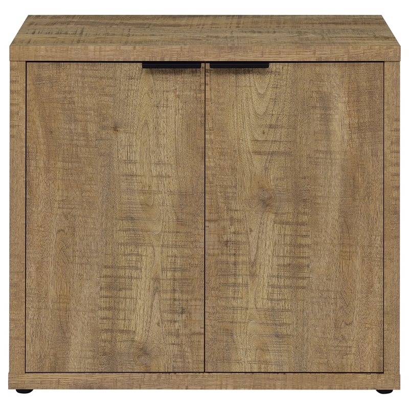 Pemberly Row 2-door Engineered Wood Accent Cabinet Mango Brown