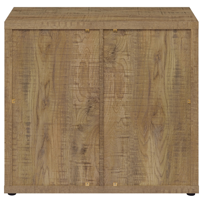 Pemberly Row 2-door Engineered Wood Accent Cabinet Mango Brown