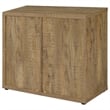 Pemberly Row 2-door Engineered Wood Accent Cabinet Mango Brown