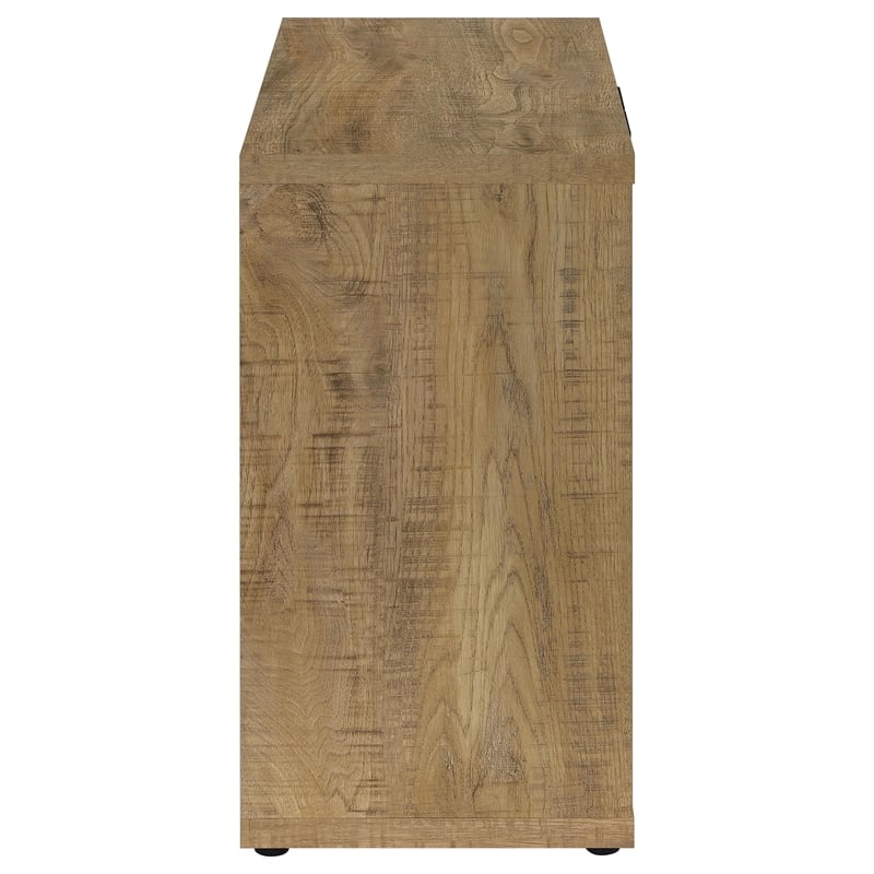 Pemberly Row 2-door Engineered Wood Accent Cabinet Mango Brown