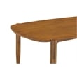 Pemberly Row Mid-Century Oval Solid Wood Dining Table in Walnut