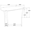 Pemberly Row Mid-Century Oval Solid Wood Dining Table in Walnut