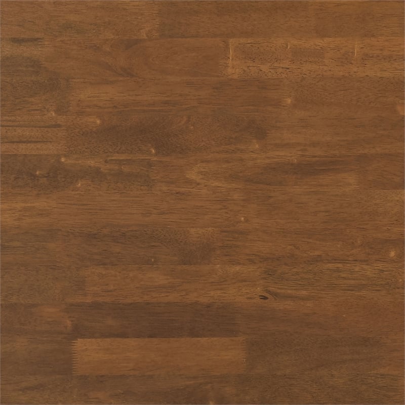 Pemberly Row Mid-Century Oval Solid Wood Dining Table in Walnut