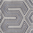 Pemberly Row Modern Fabric Upholstered Armless Chair in Gray