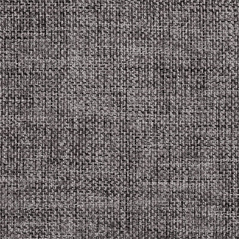 Pemberly Row Modern Fabric Upholstered Armless Chair in Gray