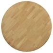 Pemberly Row 5-piece Round Solid Wood Dining Set Light Walnut