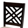 Pemberly Row Sand Fabric and Walnut Brown Wood 6-Piece Dining Set