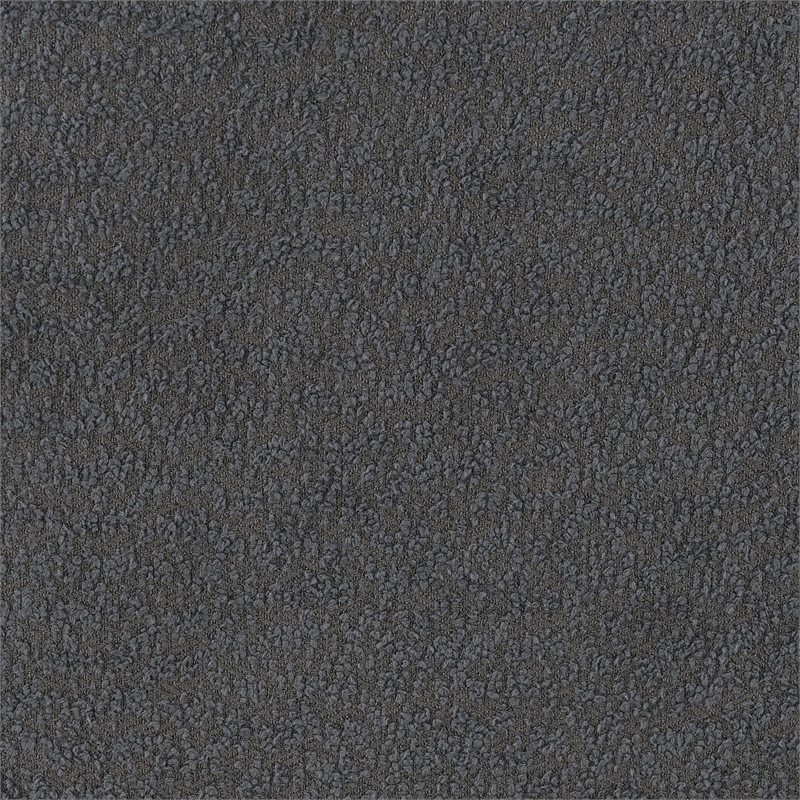 Pemberly Row Fabric Upholstered Swivel Glider Chair Charcoal Gray