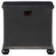Pemberly Row Traditional 3-drawer Wood Nightstand Bedside Table Black