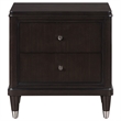 Pemberly Row Mid-Century 2-drawer Wood Nightstand Bedside Table Brown