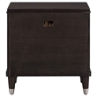 Pemberly Row Mid-Century 2-drawer Wood Nightstand Bedside Table Brown