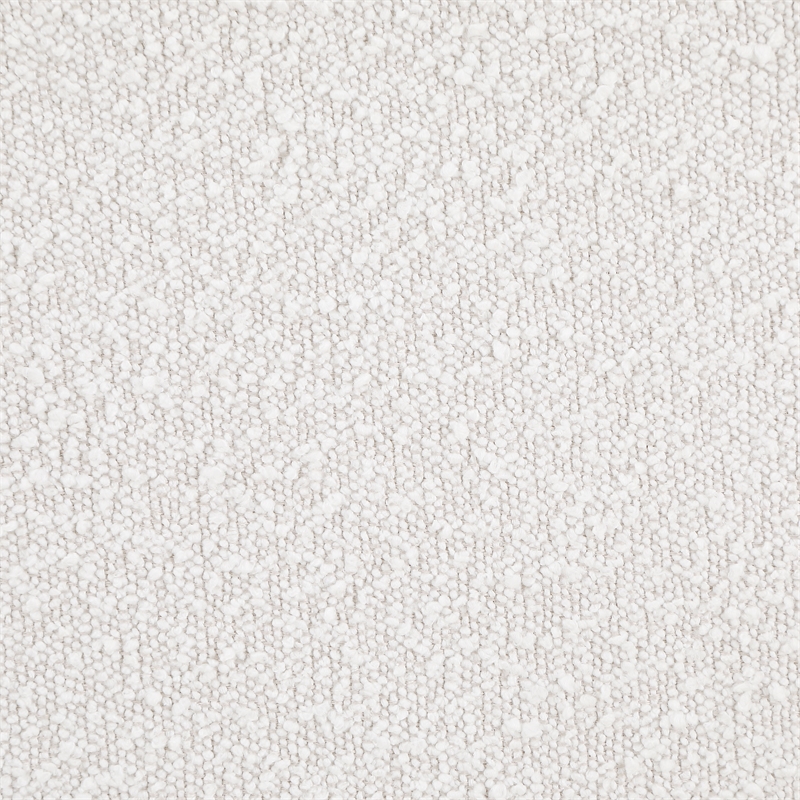 Pemberly Row Transitional Fabric Upholstered Queen Platform Bed Cream