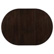 Pemberly Row 5-piece Wood Oval Dining Set with Extension Leaf Cappuccino & Beige
