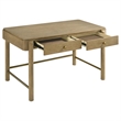 Pemberly Row 2-drawer Wood Vanity Desk Makeup Table Sand Wash