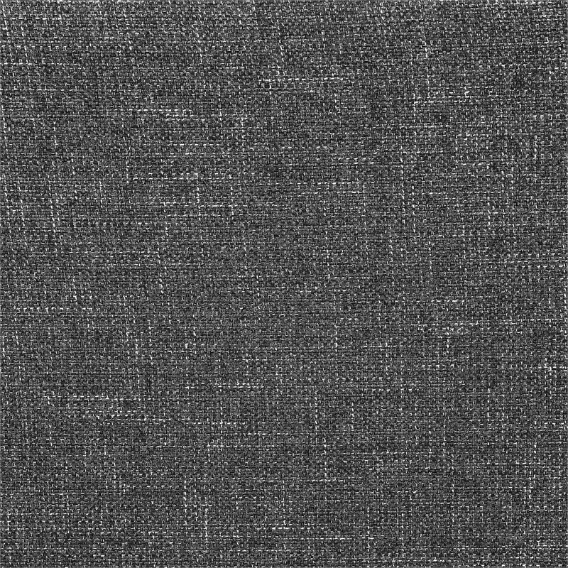 Pemberly Row Fabric Upholstered Armless Chair in Barely Black