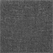 Pemberly Row Fabric Upholstered Armless Chair in Barely Black
