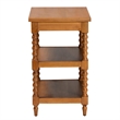 Pemberly Row Retro-Modern Walnut Brown Finished Wood End Table
